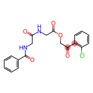 2-(2-chlorophenyl)-2-oxoethyl {[(benzoylamino)acetyl]amino}acetate