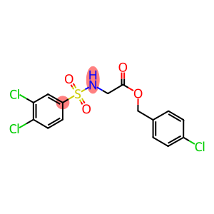 4-chlorobenzyl {[(3,4-dichlorophenyl)sulfonyl]amino}acetate