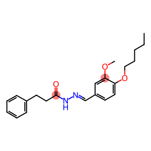 N'-[3-methoxy-4-(pentyloxy)benzylidene]-3-phenylpropanohydrazide