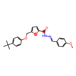 5-[(4-tert-butylphenoxy)methyl]-N'-(4-methoxybenzylidene)-2-furohydrazide