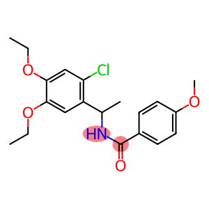 N-[1-(2-chloro-4,5-diethoxyphenyl)ethyl]-4-methoxybenzamide