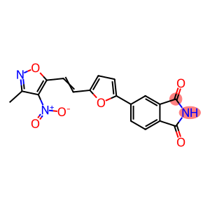 1H-Isoindole-1,3(2H)-dione,  5-[5-[2-(3-methyl-4-nitro-5-isoxazolyl)ethenyl]-2-furanyl]-