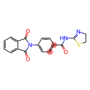 N-(4,5-dihydro-1,3-thiazol-2-yl)-4-(1,3-dioxo-1,3-dihydro-2H-isoindol-2-yl)benzamide