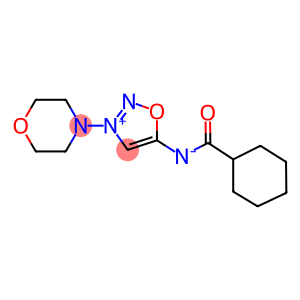 N-Cyclohexylcarbonyl-3-(4-morpholinyl)-1,2,3-oxadiazol-3-ium-5-amine anion