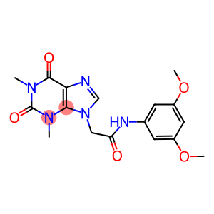 N-(3,5-dimethoxyphenyl)-2-(1,3-dimethyl-2,6-dioxo-1,2,3,6-tetrahydro-9H-purin-9-yl)acetamide