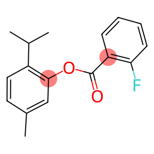 2-isopropyl-5-methylphenyl 2-fluorobenzoate
