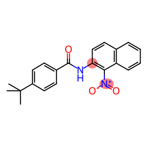 4-tert-butyl-N-{1-nitro-2-naphthyl}benzamide