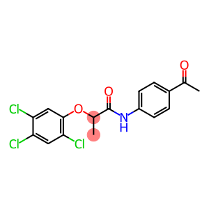 N-(4-acetylphenyl)-2-(2,4,5-trichlorophenoxy)propanamide