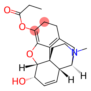 4,5α-Epoxy-17-methylmorphinan-3,6α-diol 3-propanoate