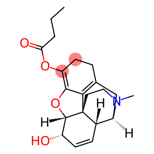 4,5α-Epoxy-17-methylmorphinan-3,6α-diol 3-butanoate