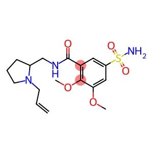 N-(1-烯丙基-2-吡咯烷基甲基)-2,3-二甲氧基-5-磺酰胺基苯甲酰胺