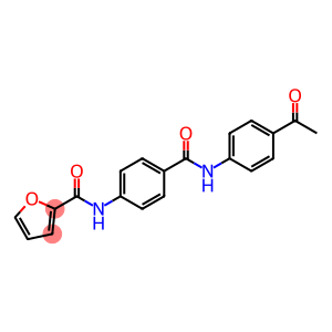 N-{4-[(4-acetylanilino)carbonyl]phenyl}-2-furamide