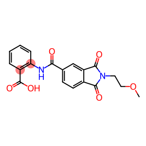 Benzoic acid, 2-[[[2,3-dihydro-2-(2-methoxyethyl)-1,3-dioxo-1H-isoindol-5-yl]carbonyl]amino]-