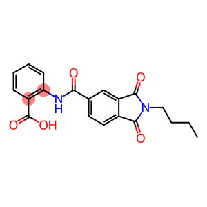 2-{[(2-butyl-1,3-dioxo-2,3-dihydro-1H-isoindol-5-yl)carbonyl]amino}benzoic acid