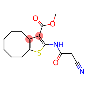 methyl 2-[(cyanoacetyl)amino]-4,5,6,7,8,9-hexahydrocycloocta[b]thiophene-3-carboxylat