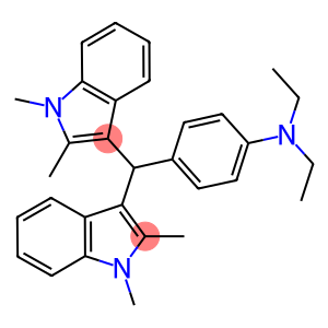 4-[bis(1,2-dimethyl-1H-indol-3-yl)methyl]-N,N-diethylaniline
