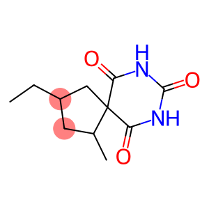 7,9-Diazaspiro[4.5]decane-6,8,10-trione,3-ethyl-1-methyl-(5CI)