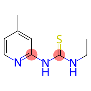 N-ethyl-N'-(4-methyl-2-pyridinyl)thiourea