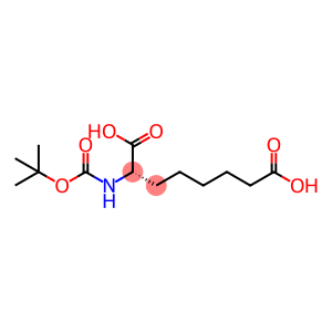 Octanedioicacid, 2-[[(1,1-dimethylethoxy)carbonyl]amino]-, (S)-