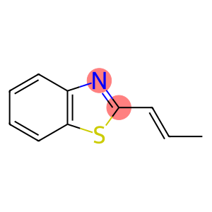 Benzothiazole, 2-(1-propenyl)-, (E)- (9CI)