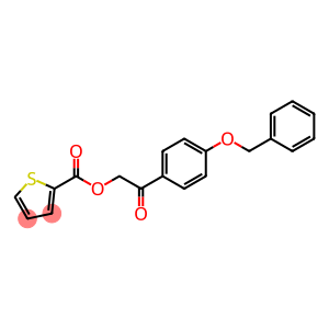 2-[4-(benzyloxy)phenyl]-2-oxoethyl thiophene-2-carboxylate