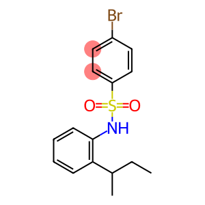 4-bromo-N-[2-(butan-2-yl)phenyl]benzenesulfonamide