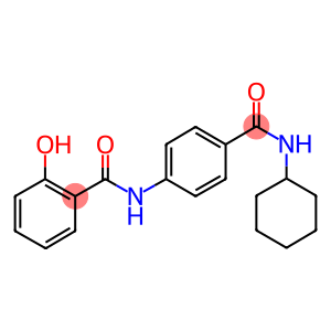 N-{4-[(cyclohexylamino)carbonyl]phenyl}-2-hydroxybenzamide