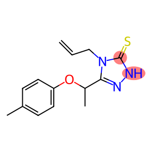 4-Allyl-5-[1-(4-methylphenoxy)ethyl]-4H-1,2,4-triazole-3-thiol