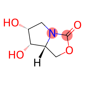 1H,3H-Pyrrolo[1,2-c]oxazol-3-one, tetrahydro-6,7-dihydroxy-, (6R,7S,7aR)-rel- (9CI)