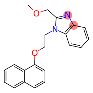 2-(methoxymethyl)-1-[2-(1-naphthyloxy)ethyl]-1H-benzimidazole