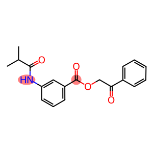 2-oxo-2-phenylethyl 3-(isobutyrylamino)benzoate