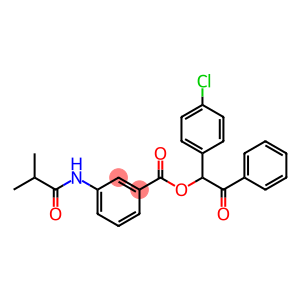 1-(4-chlorophenyl)-2-oxo-2-phenylethyl 3-(isobutyrylamino)benzoate