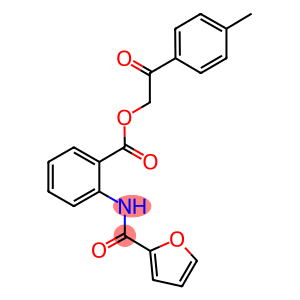 2-(4-methylphenyl)-2-oxoethyl 2-(2-furoylamino)benzoate