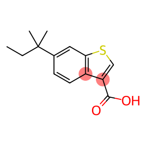 6-(1,1-二甲基丙基)-1-苯并噻吩-3-羧酸