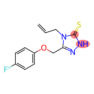 4-ALLYL-5-[(4-FLUOROPHENOXY)METHYL]-4H-1,2,4-TRIAZOLE-3-THIOL