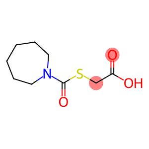 Acetic acid, 2-[[(hexahydro-1H-azepin-1-yl)carbonyl]thio]-