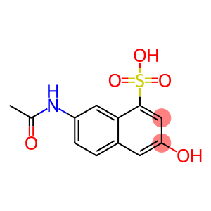 7-acetamido-3-hydroxynaphthalene-1-sulphonic acid