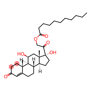 [2-[(8S,9S,10R,11S,13S,14S,17R)-11,17-dihydroxy-10,13-dimethyl-3-oxo-2,6,7,8,9,11,12,14,15,16-decahydro-1H-cyclopenta[a]phenanthren-17-yl]-2-oxoethyl] undecanoate