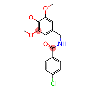 4-chloro-N-(3,4,5-trimethoxybenzyl)benzamide