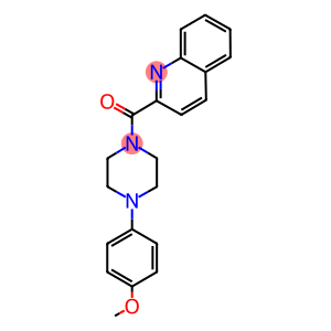 methyl 4-[4-(2-quinolinylcarbonyl)-1-piperazinyl]phenyl ether