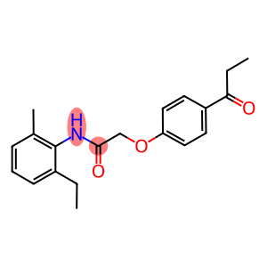 N-(2-ethyl-6-methylphenyl)-2-(4-propionylphenoxy)acetamide