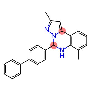 5-[1,1'-biphenyl]-4-yl-2,7-dimethyl-5,6-dihydropyrazolo[1,5-c]quinazoline