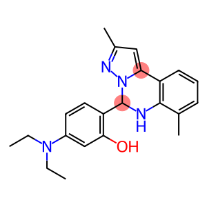 5-(diethylamino)-2-(2,7-dimethyl-5,6-dihydropyrazolo[1,5-c]quinazolin-5-yl)phenol