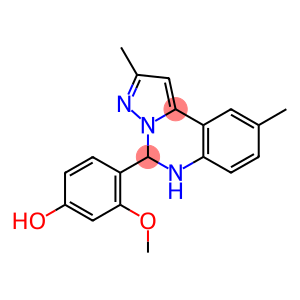 4-(2,9-dimethyl-5,6-dihydropyrazolo[1,5-c]quinazolin-5-yl)-3-methoxyphenol