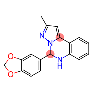 5-(1,3-benzodioxol-5-yl)-2-methyl-5,6-dihydropyrazolo[1,5-c]quinazoline