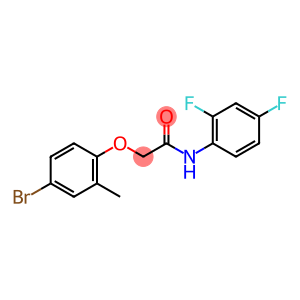 2-(4-bromo-2-methylphenoxy)-N-(2,4-difluorophenyl)acetamide