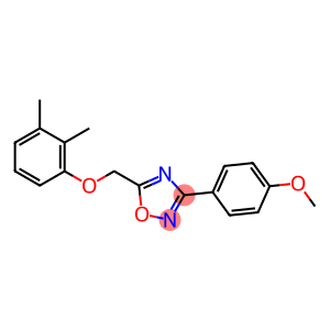 5-[(2,3-dimethylphenoxy)methyl]-3-(4-methoxyphenyl)-1,2,4-oxadiazole