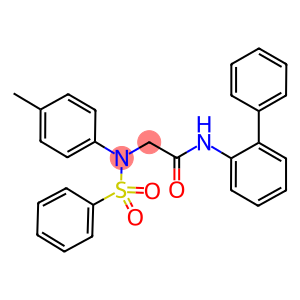 N-[1,1'-biphenyl]-2-yl-2-[4-methyl(phenylsulfonyl)anilino]acetamide