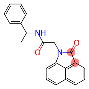 2-(2-oxobenzo[cd]indol-1(2H)-yl)-N-(1-phenylethyl)acetamide