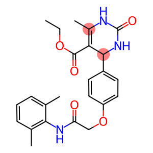 ethyl 4-{4-[2-(2,6-dimethylanilino)-2-oxoethoxy]phenyl}-6-methyl-2-oxo-1,2,3,4-tetrahydro-5-pyrimidinecarboxylate